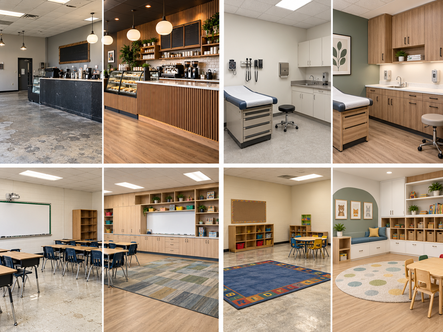 Commercial before and after gallery